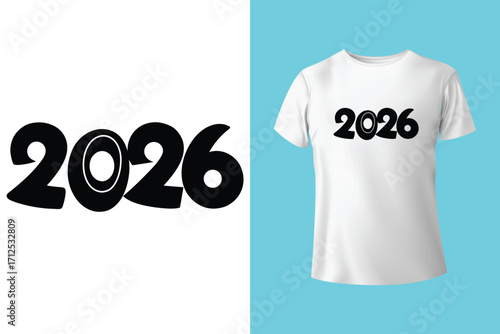 happy new year typography t shirt design for all time , new year t shirt, new year typography