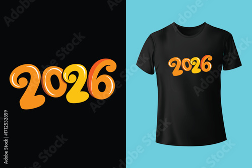 happy new year typography t shirt design for all time , new year t shirt, new year typography