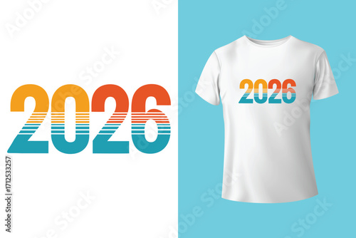 happy new year typography t shirt design for all time , new year t shirt, new year typography