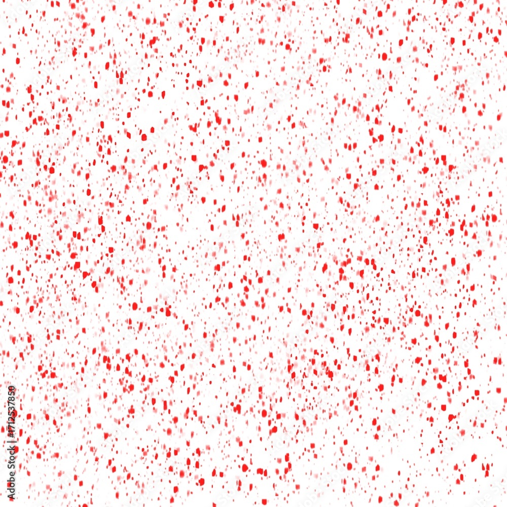 Obraz premium Red dotted abstract background Abstract dotted texture with scattered red dots on a white background, suitable for modern design, fabric, and decoration.