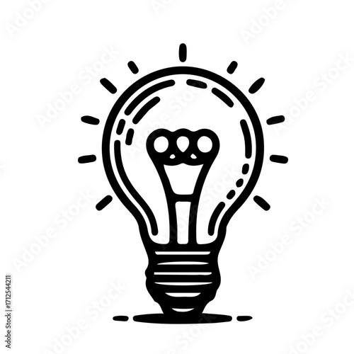: Light Bulb Vector Illustration
