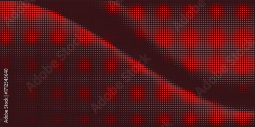 Led screen texture. Digital display. Color pixel background. Lcd monitor . Red television videowall with dots. Projector grid template. Electronic diode effect. Vector illustration.