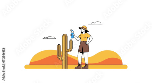 Discovering The Desert: A Woman's Journey Through Arid Landscapes And Hydration