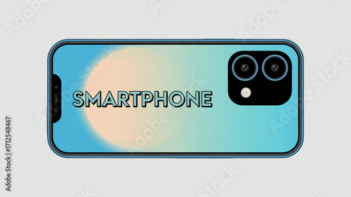 Smartphone mobile phone technology modern device digital camera cell phone electronics gadget for communication