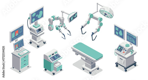 Advanced medical robotics: isometric surgical equipment and technology