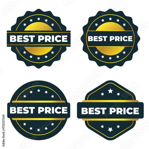 Best Price Guarantee. Gold and Dark Blue Labels