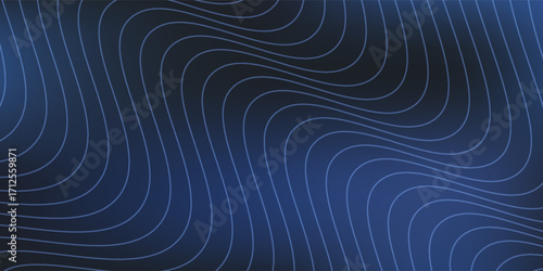 Dark blue black light wall digital , Premium unique motion elegant modern simple light