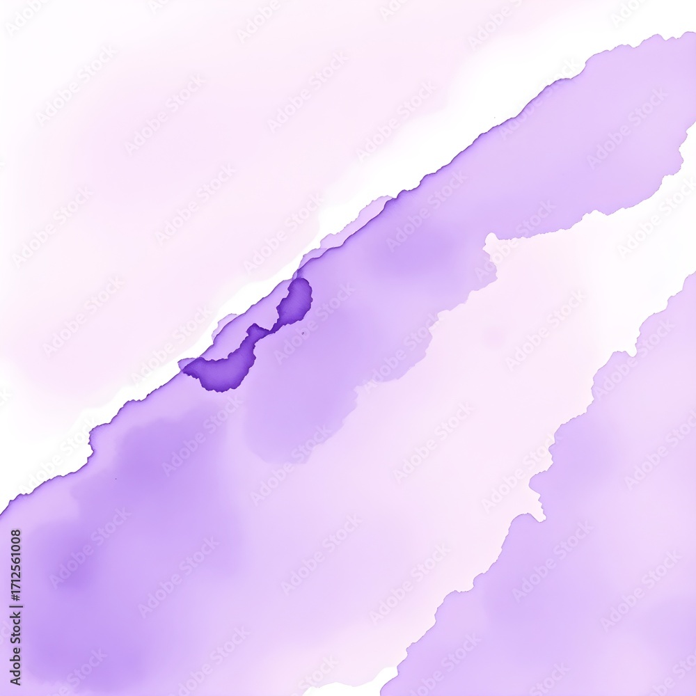 Obraz premium 라벤더색 수채화 예술배경