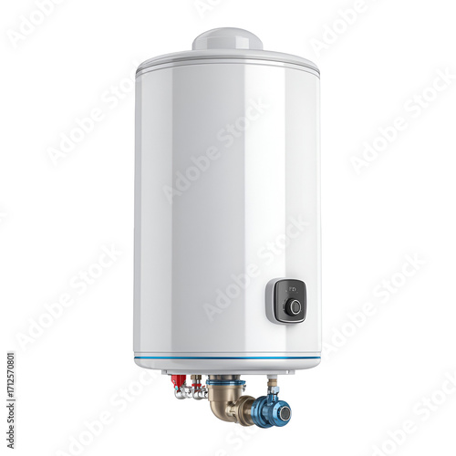White Electric Water Heater Tank Plumbing Home Appliance