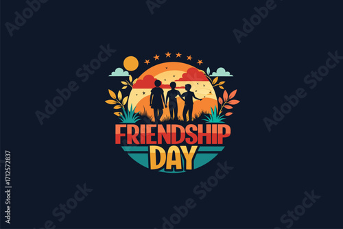 Friendship day forever tshirt design