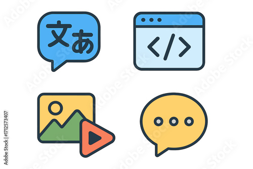 Relaxation icons set for wellness spa and self-care with tea, aromatherapy, bath, and music symbols, vector cartoon illustration, transparent background, ordered collection