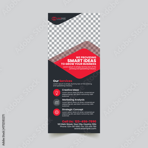 Creative Modern Business Rollup Banner Template
