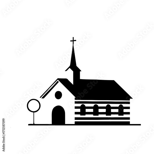 church icon vector