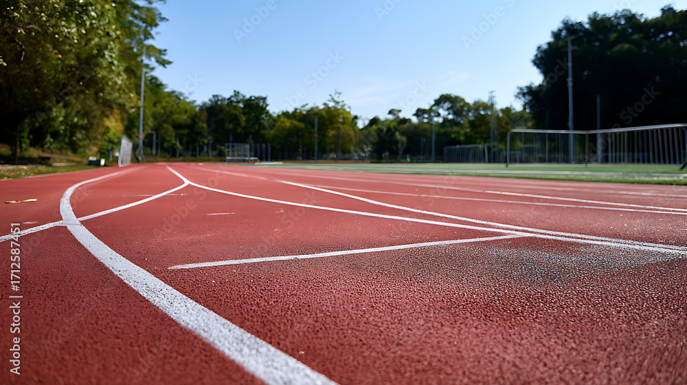 Fototapeta premium running track in the stadium