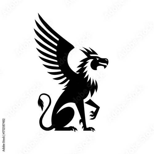 vector illustration of a Griffin