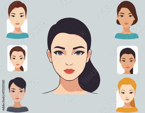 woman avatar constructor