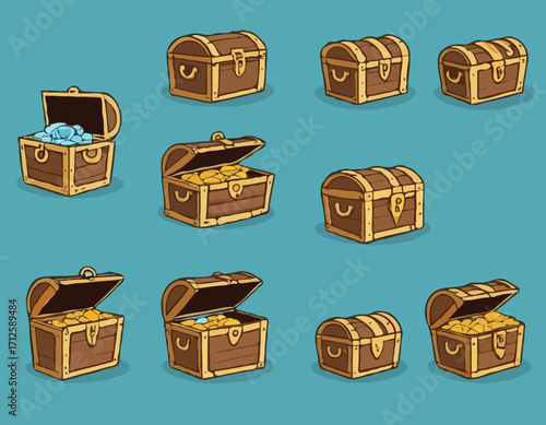 treasure chest for animation