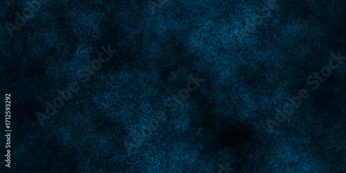 Abstract dark blue grunge natural smooth cement concrete floor and plaster dirty wall background texture. blue marble texture and blue paper texture. plastered long panoramic concrete wall background.
