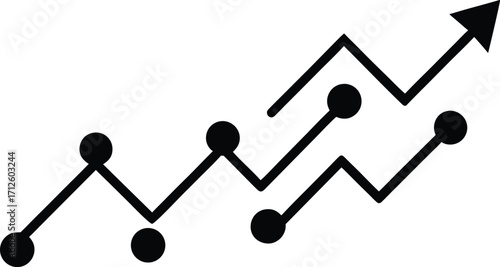 A vector illustration of musical keys and symbols with a molecular structure and a chemical connection is a scientific business model of 