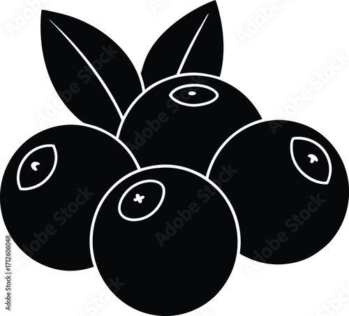 Vector illustration of a set of black and green billiard balls, a classic sport object for a leisure game of snooker or eight ball pool