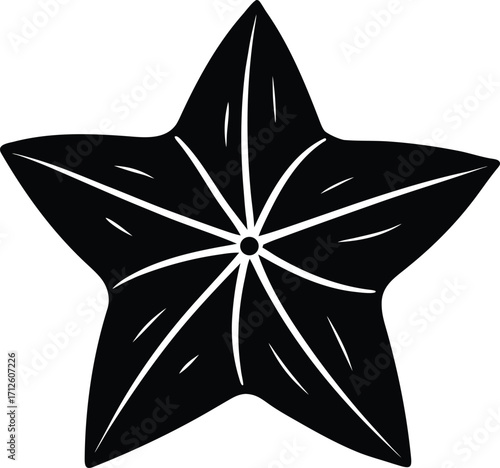 A shiny 3D golden star ornament is a symbol of Christmas celebration and holiday decoration