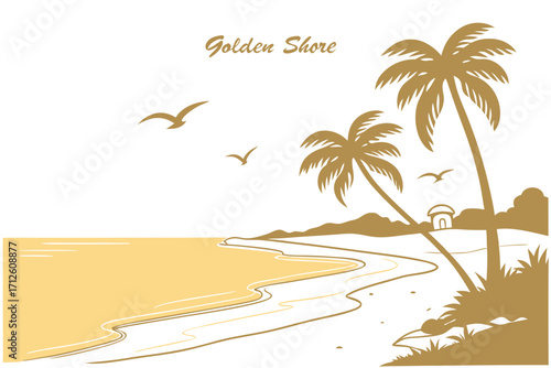 tropical beach background