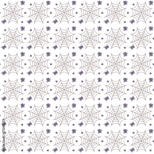 Playful Halloween seamless pattern with colorful spider webs. Perfect for festive packaging, textile designs, and spooky season backgrounds!

