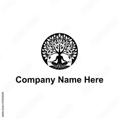 restaurant and yoga logo