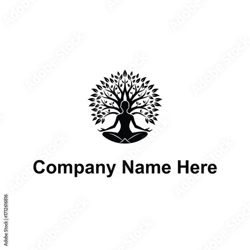 restaurant and yoga logo