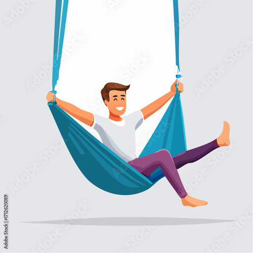 Finding Inner Peace Aerial Yoga for Relaxation and Wellbeing