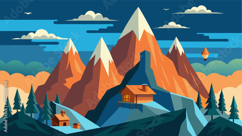 A haven for mountaineers with towering rocky mountains just begging to be conquered.
