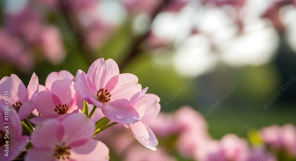 Obraz premium Beautiful Pink Blossoms in Springtime.