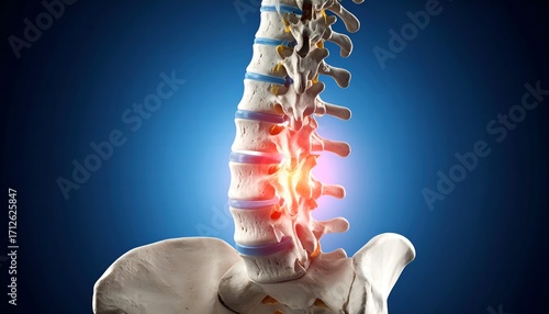 Spinal Pain Backbone Injury Backache Anatomy.