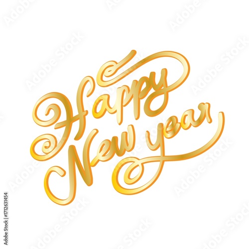 Elegant New Year Typography & Festive Celebration Graphics