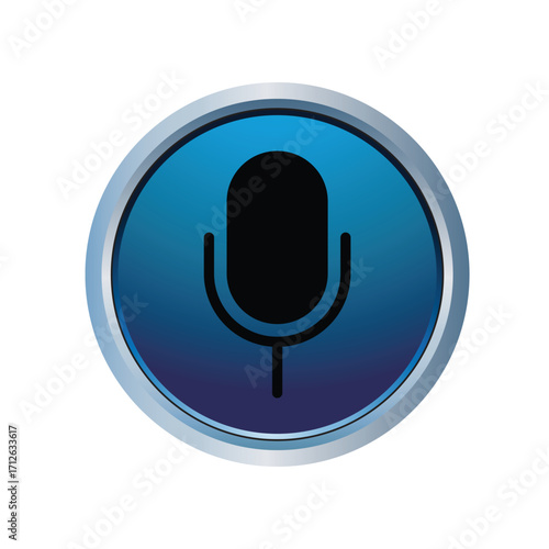 Mic icon design template