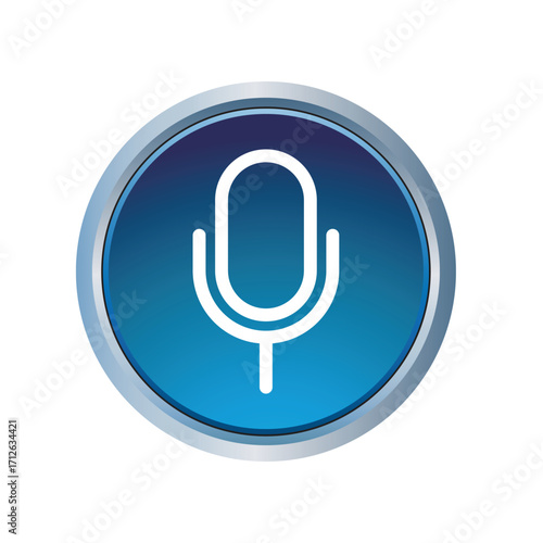 Mic icon design template