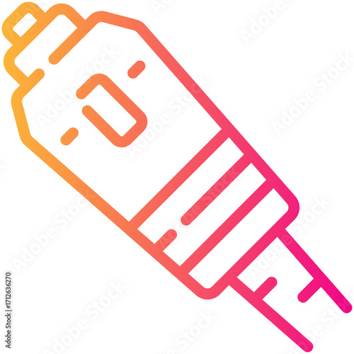 connector gradient line icon