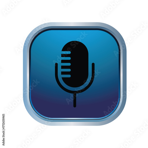 Mic icon design template
