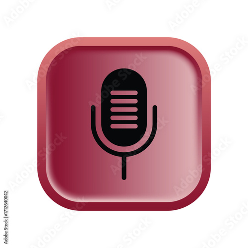Mic icon design template