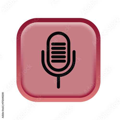 Mic icon design template