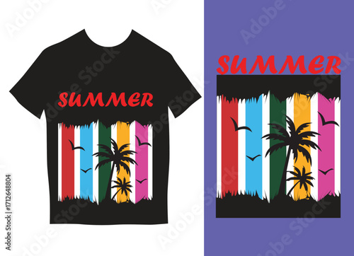 T-shirt vector text effect design