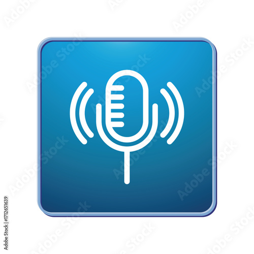 Mic icon design template