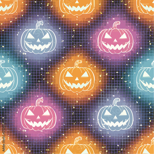 vector illustration of a halloween background