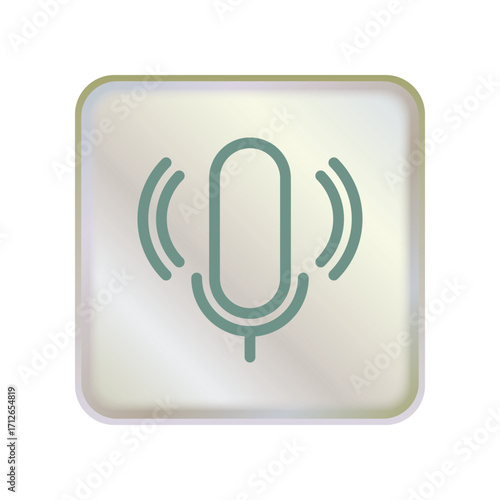 Mic icon design template