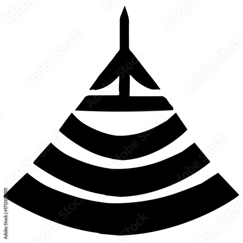 This a vector icon/LOGO, which is used on any Branded T-shirts or Sports Jersey or as any organizational LOGO like Airlines etc.