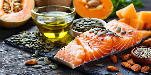 Delicious salmon ready to eat for healthy lifestyle