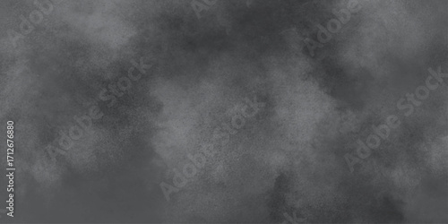 Abstract black and grey fog texture background smoke overlay effect on black background. mist smoky textured canvas.
