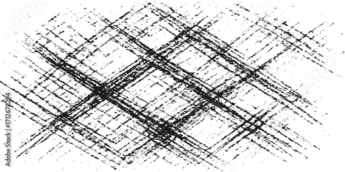 Vintage architectural blueprint with abstract black and white grunge texture. pencil, vector, wallpaper, business, lines, map, technology, concept. distressed texture with grunge of black and white