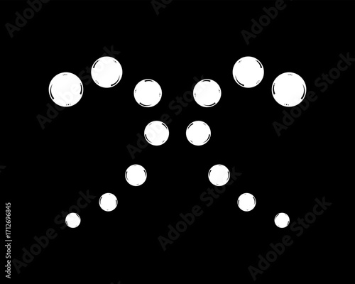 bubble icon vector illustration design template 