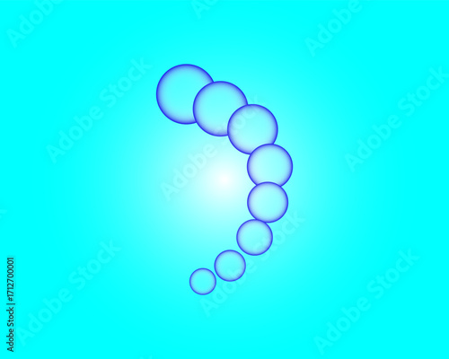 bubble icon vector illustration design template 